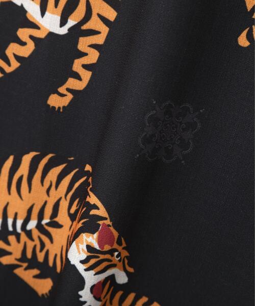 BEAVER（ビーバー）の「B omnivore/ビーオムニボー　TIGER S/S SHIRT（シャツ/ブラウス・メンズ・ブラウン/ブラック・L/M）」の4枚目の写真