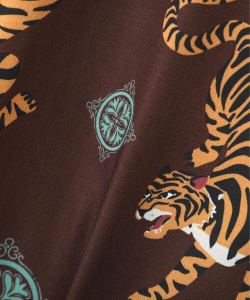 BEAVER（ビーバー）の「B omnivore/ビーオムニボー　TIGER S/S SHIRT（シャツ/ブラウス・メンズ・ブラウン/ブラック・L/M）」の7枚目の写真