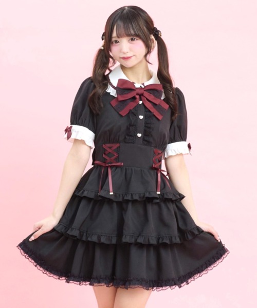 フレアティアードワンピース　シーハニ フレアティアードワンピース（ワンピース）｜Secret Honey