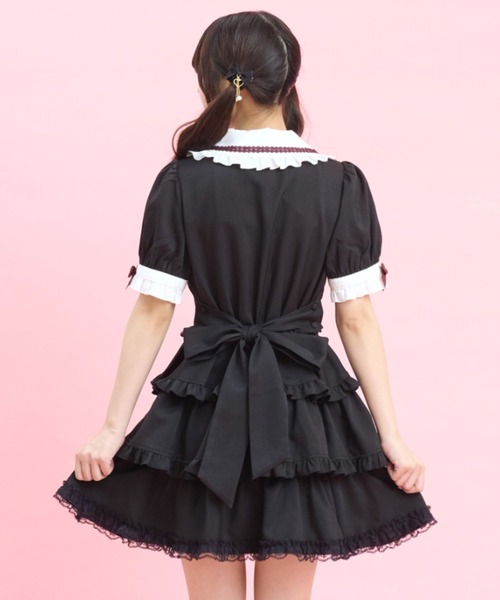 Secret Honey(シークレットハニー)の「フレアティアードワンピース(ワンピース・レディース・ブラック/ブラック系その他・MEDIUM)」の7枚目の写真