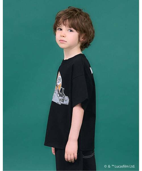 b・ROOM(ビールーム)の「【STAR WARS】【防汚・吸水速乾・UV】【カイテキ天竺】アソートグラフィックTシャツ(Tシャツ/カットソー・キッズ・ブラック/オフホワイト/トップグレー・120cm/130cm/140cm/110cm/150cm)」の17枚目の写真