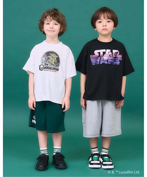 b・ROOM(ビールーム)の「【STAR WARS】【防汚・吸水速乾・UV】【カイテキ天竺】アソートグラフィックTシャツ(Tシャツ/カットソー・キッズ・ブラック/オフホワイト/トップグレー・120cm/130cm/140cm/110cm/150cm)」の12枚目の写真