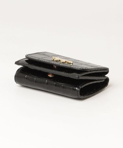Maison Kitsune(メゾンキツネ)の「EDIE COMPACT WALLET(財布・レディース・ブラック・U)」の3枚目の写真