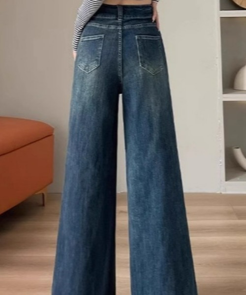REBALANCE(リバランス)の「ワイドフレアデニムパンツ(デニムパンツ・レディース・A/B・MEDIUM/LARGE/X-LARGE)」の13枚目の写真