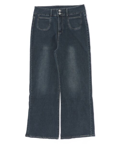 REBALANCE(リバランス)の「ワイドフレアデニムパンツ(デニムパンツ・レディース・A/B・MEDIUM/LARGE/X-LARGE)」の18枚目の写真