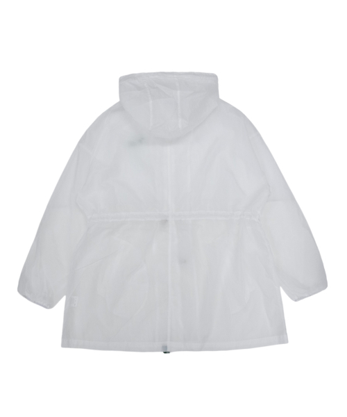 MONBIRDIE GOLF(モンバーディーゴルフ)の「UVケア防風ストリングハーフジャンパー WHITE(ナイロンジャケット・レディース・ホワイト・FREE)」の2枚目の写真