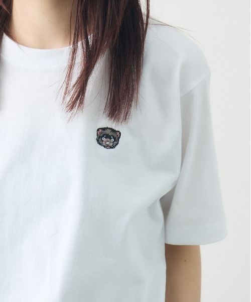 kuros'(クロス)の「【kuros'オリジナル】タスマル刺繍Tee 男女兼用(Tシャツ/カットソー・メンズ・ホワイト/グレー/ブラック・MEDIUM/LARGE/X-LARGE)」の8枚目の写真