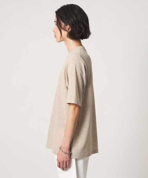 A DAY IN THE LIFE UNITED ARROWS(アデイインザライフユナイテッドアローズ)の「リネンライク カノコ フェイクレイヤード カットソー<A DAY IN THE LIFE>(Tシャツ/カットソー・メンズ・ナチュラル/ネイビー/コバルトブルー・S/M/L)」の7枚目の写真