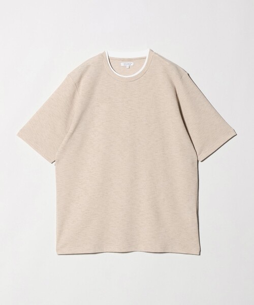 A DAY IN THE LIFE UNITED ARROWS(アデイインザライフユナイテッドアローズ)の「リネンライク カノコ フェイクレイヤード カットソー<A DAY IN THE LIFE>(Tシャツ/カットソー・メンズ・ナチュラル/ネイビー/コバルトブルー・S/M/L)」の9枚目の写真