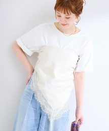 《2点セット》接触冷感 / UVケア / スカーフ付きHIGHCOOLビッグTEE