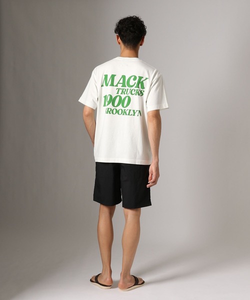 MACK TRUCKS（マックトラックス）の「【Mack TRUCKS(マック・トラックス)】別注プリントTシャツ（Tシャツ/カットソー・メンズ・チャコール/ピンク/オフホワイト・LARGE/MEDIUM）」の5枚目の写真