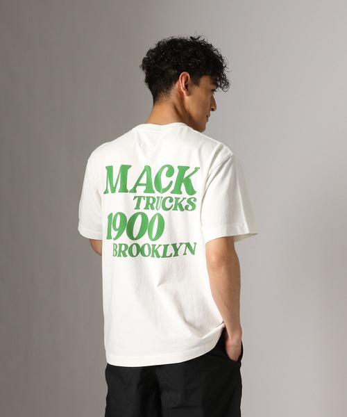 MACK TRUCKS（マックトラックス）の「【Mack TRUCKS(マック・トラックス)】別注プリントTシャツ（Tシャツ/カットソー・メンズ・チャコール/ピンク/オフホワイト・LARGE/MEDIUM）」の7枚目の写真