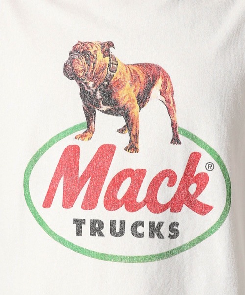MACK TRUCKS（マックトラックス）の「【Mack TRUCKS(マック・トラックス)】別注プリントTシャツ（Tシャツ/カットソー・メンズ・チャコール/ピンク/オフホワイト・LARGE/MEDIUM）」の8枚目の写真