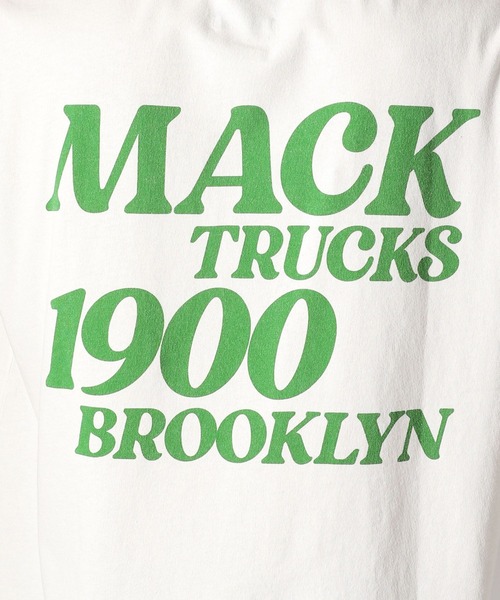 MACK TRUCKS（マックトラックス）の「【Mack TRUCKS(マック・トラックス)】別注プリントTシャツ（Tシャツ/カットソー・メンズ・チャコール/ピンク/オフホワイト・LARGE/MEDIUM）」の9枚目の写真