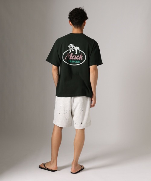 MACK TRUCKS（マックトラックス）の「【Mack TRUCKS(マック・トラックス)】別注プリントTシャツ（Tシャツ/カットソー・メンズ・チャコール/ピンク/オフホワイト・LARGE/MEDIUM）」の11枚目の写真