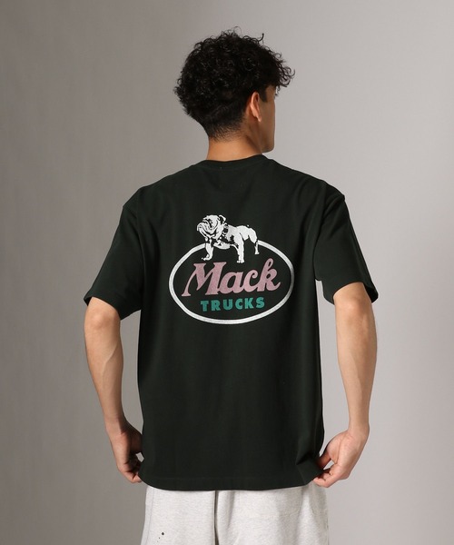MACK TRUCKS（マックトラックス）の「【Mack TRUCKS(マック・トラックス)】別注プリントTシャツ（Tシャツ/カットソー・メンズ・チャコール/ピンク/オフホワイト・LARGE/MEDIUM）」の13枚目の写真