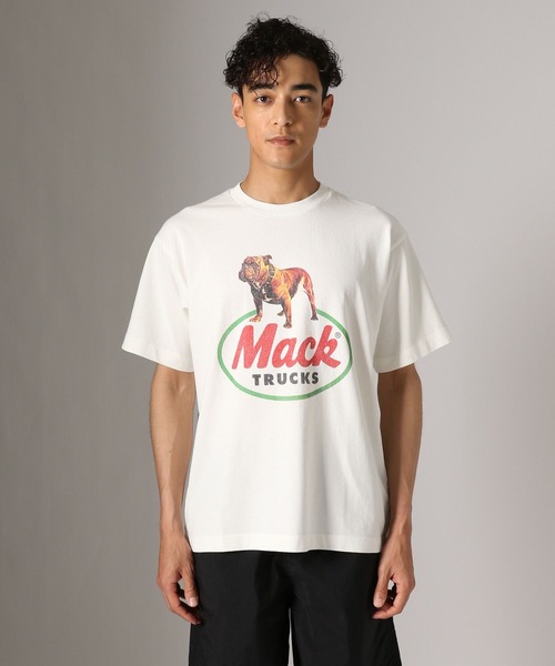 MACK TRUCKS（マックトラックス）の「【Mack TRUCKS(マック・トラックス)】別注プリントTシャツ（Tシャツ/カットソー・メンズ・チャコール/ピンク/オフホワイト・LARGE/MEDIUM）」の21枚目の写真