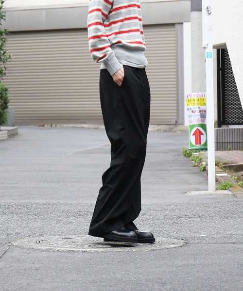 KAIKO(カイコー)の「KAIKO Low rise slacks(スラックス・レディース・ブラック/ネイビー・2/1/0)」の11枚目の写真
