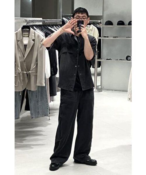 INSILENCE(インサイロンス)の「フラッシュハーフデニムシャツ WASHED BLACK(シャツ/ブラウス・レディース・その他・LARGE/MEDIUM/SMALL)」の19枚目の写真