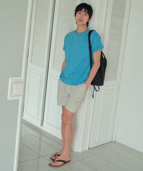 WEDNESDAY OASIS(ウェンズデーオアシス)の「パッカリングナイロンバンディングショーツ_CREAM(WB6PT24)(その他パンツ・メンズ・Cream・MEDIUM/LARGE)」の5枚目の写真