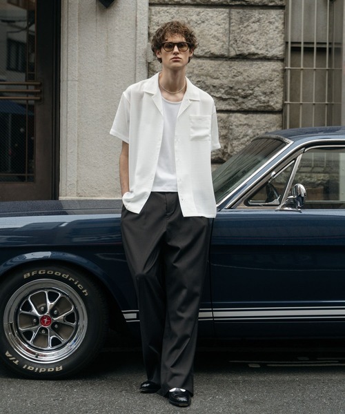 LURAKU（ルラク）の「【LURAKU】Cropped Tank Top / クロップドタンクトップ（タンクトップ・メンズ・ブラック/オフホワイト・M/L）」の11枚目の写真