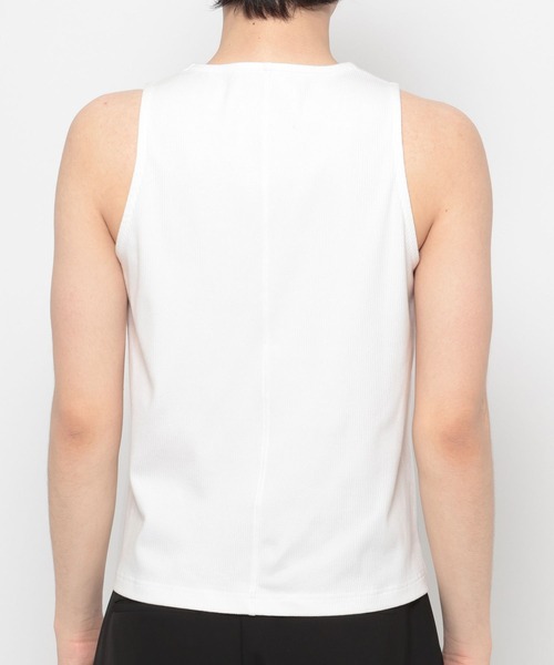 LURAKU（ルラク）の「【LURAKU】Cropped Tank Top / クロップドタンクトップ（タンクトップ・メンズ・ブラック/オフホワイト・M/L）」の21枚目の写真