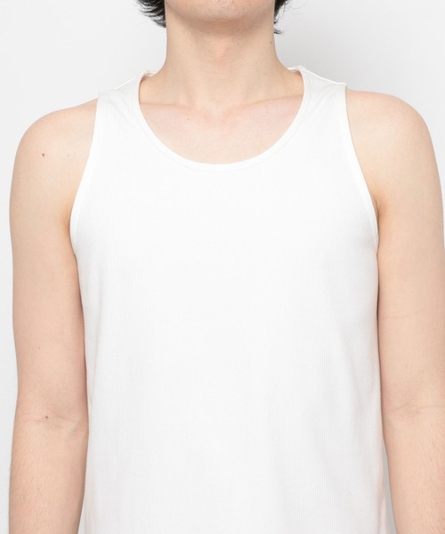 LURAKU（ルラク）の「【LURAKU】Cropped Tank Top / クロップドタンクトップ（タンクトップ・メンズ・ブラック/オフホワイト・M/L）」の22枚目の写真