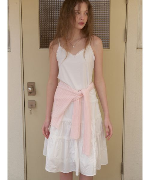 RE_L（リエル）の「[3nd] Rosa lace sleeveless (ivory)（Tシャツ/カットソー・レディース・その他・FREE）」の3枚目の写真