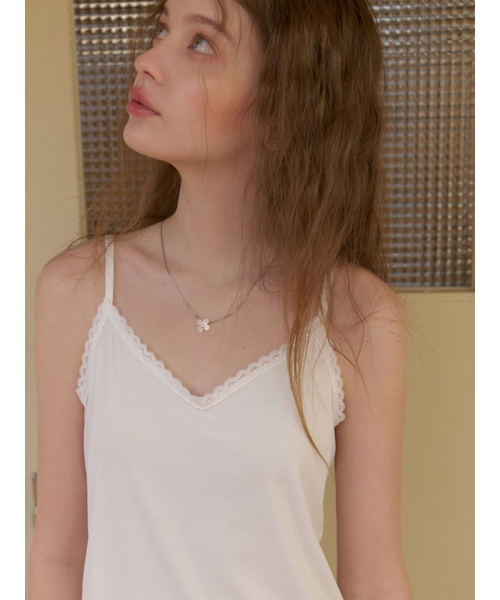 RE_L（リエル）の「[3nd] Rosa lace sleeveless (ivory)（Tシャツ/カットソー・レディース・その他・FREE）」の4枚目の写真