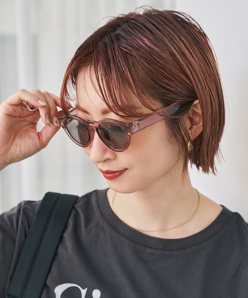 Spick & Span（スピックアンドスパン）の「jugaad14 / ジュガードフォーティーン HARBOR CLEAR（サングラス・レディース・ベージュ/ブラウン/ライトグレー・FREE）」の4枚目の写真