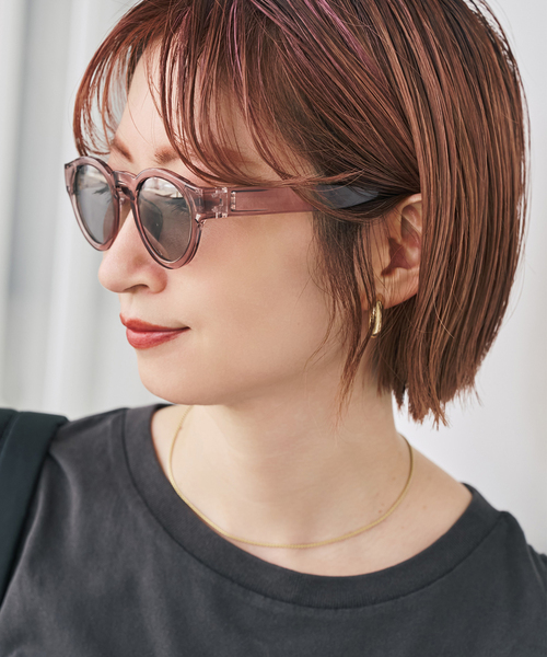Spick & Span（スピックアンドスパン）の「jugaad14 / ジュガードフォーティーン HARBOR CLEAR（サングラス・レディース・ベージュ/ブラウン/ライトグレー・FREE）」の5枚目の写真