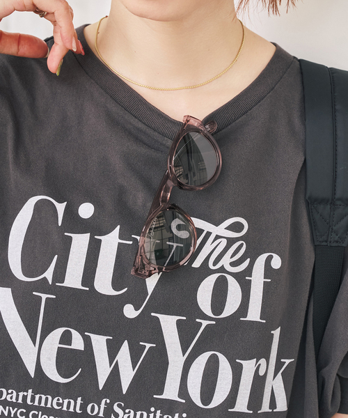 Spick & Span（スピックアンドスパン）の「jugaad14 / ジュガードフォーティーン HARBOR CLEAR（サングラス・レディース・ベージュ/ブラウン/ライトグレー・FREE）」の6枚目の写真