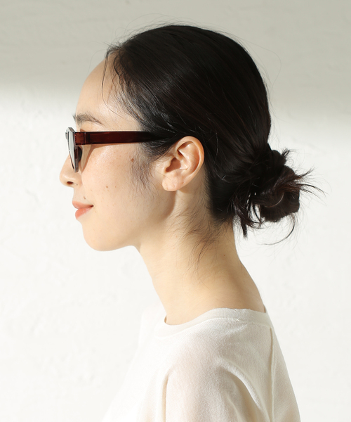 Spick & Span（スピックアンドスパン）の「jugaad14 / ジュガードフォーティーン HARBOR CLEAR（サングラス・レディース・ベージュ/ブラウン/ライトグレー・FREE）」の15枚目の写真