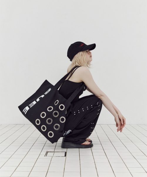 SETUP-EXE(セットアップイーエックスイー)の「BULLET HOLE SHOPPER BAG / BLACK(エコバッグ/サブバッグ・レディース・その他・OS)」の12枚目の写真