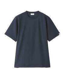 クルーネックTシャツ トリコットサッカーボーダー