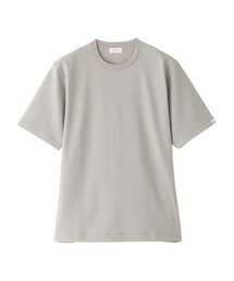 クルーネックTシャツ トリコットサッカーボーダー