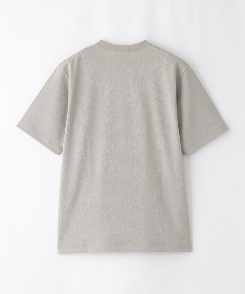 MACKINTOSH PHILOSOPHY(マッキントッシュ フィロソフィー)の「クルーネックTシャツ トリコットサッカーボーダー(Tシャツ/カットソー・メンズ・ネイビー/ホワイト/グレー系その他2/ブルー・40/36/38)」の12枚目の写真