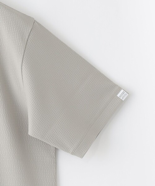 MACKINTOSH PHILOSOPHY(マッキントッシュ フィロソフィー)の「クルーネックTシャツ トリコットサッカーボーダー(Tシャツ/カットソー・メンズ・ネイビー/ホワイト/グレー系その他2/ブルー・40/36/38)」の10枚目の写真