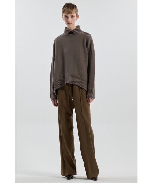 CINOH(チノ)の「TWILL RELAXED PANTS(その他パンツ・レディース・ブラック/グレー/カーキ・38/36)」の11枚目の写真