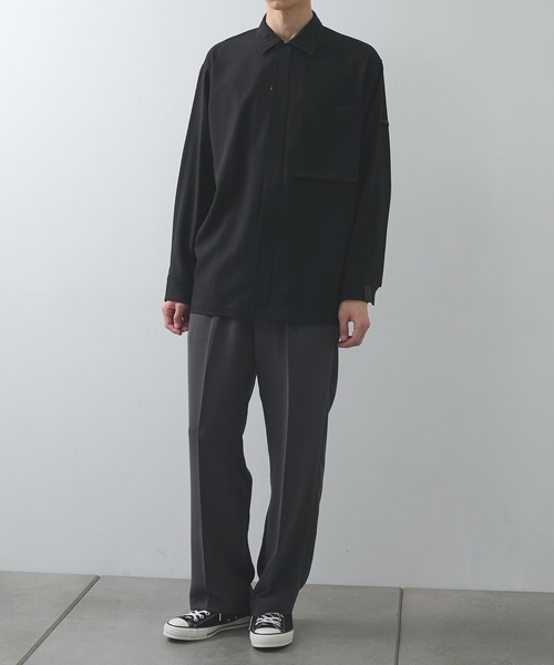N.HOOLYWOOD(N.ハリウッド)の「【N.HOOLYWOOD】1TUCK PANTS(スラックス・メンズ・ブラック/グレー・36/40/38)」の12枚目の写真