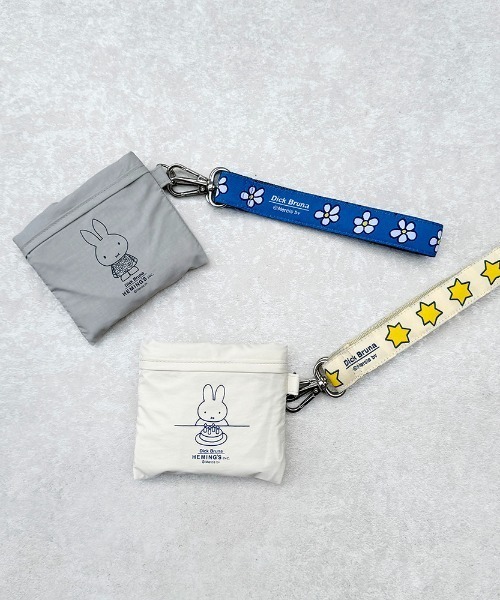 Dick Bruna(ディックブルーナ)の「Dick Bruna ストラップ付ショッパーバッグ <バースデー>(トートバッグ・レディース・グレー系その他/ホワイト系その他・FREE)」の4枚目の写真