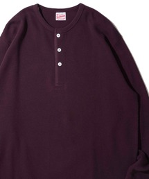 【Healthknit】Thermal King Raschel Honeycomd Henleyneck L/S / ハニカム ヘンリーネック ロングスリーブTシャツ