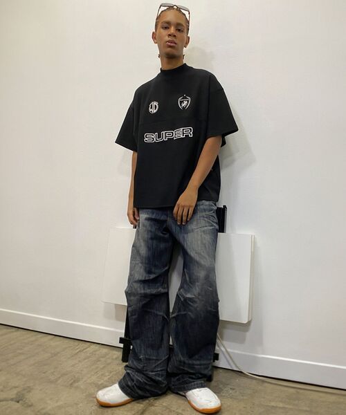 WORLDDILEMA(ワールドジレンマ)の「INDIGO SLUB THUNDER WASHING DENIM PANTS(デニムパンツ・レディース・インディゴブルー・55/82)」の10枚目の写真