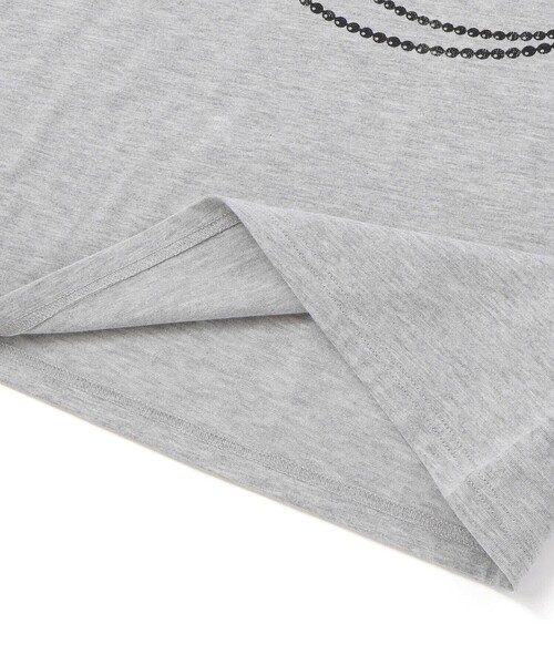 ZIDDY（ジディ）の「オフショルダー半袖Tシャツ＆パンツセット(130~160cm)（セットアップ・キッズ・ブラック/グレー・130cm/140cm/FREE/150cm）」の22枚目の写真