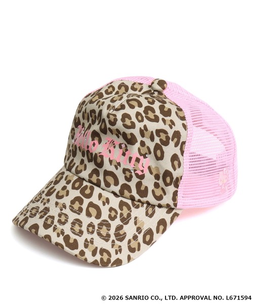 ANAP GiRL(アナップガール)の「ANAPGIRL×HELLOKITTYメッシュキャップ(キャップ・キッズ・ベージュ/ライトブルー・F)」の8枚目の写真