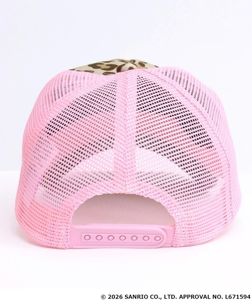 ANAP GiRL(アナップガール)の「ANAPGIRL×HELLOKITTYメッシュキャップ(キャップ・キッズ・ベージュ/ライトブルー・F)」の3枚目の写真