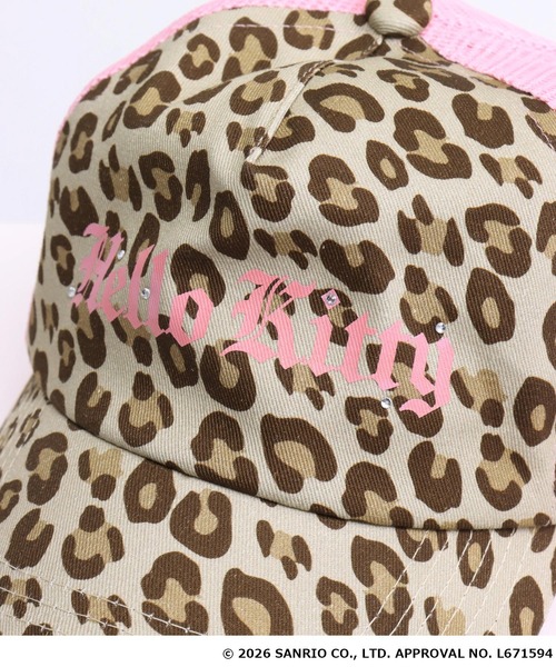 ANAP GiRL(アナップガール)の「ANAPGIRL×HELLOKITTYメッシュキャップ(キャップ・キッズ・ベージュ/ライトブルー・F)」の7枚目の写真