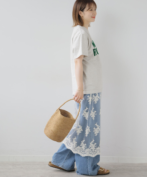 JOURNAL STANDARD relume(ジャーナルスタンダード レリューム)の「《WEB・一部店舗限定》 別注【GULFCOAST SPORTSWEAR】S/S Tシャツ(Tシャツ/カットソー・レディース・ネイビー/ピンク/アイボリー・FREE)」の6枚目の写真