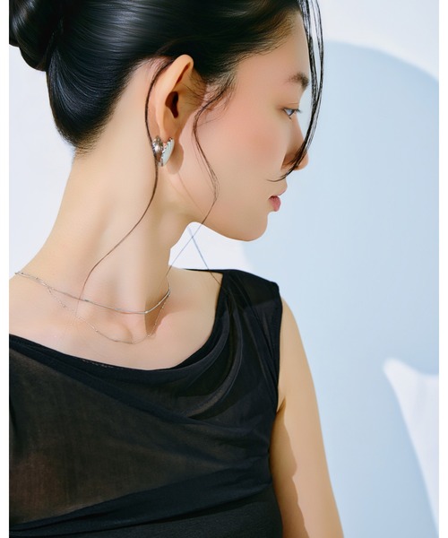kiehtova（キエトヴァ）の「【kiehtova】SHEER SWITCH TOPS/シアースイッチトップス（タンクトップ・レディース・ライトグレー/ブラック/ブラウン・FREE）」の6枚目の写真