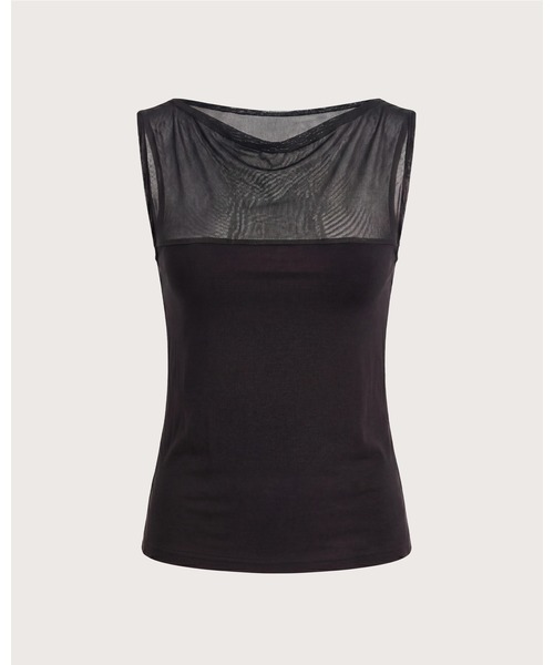 kiehtova（キエトヴァ）の「【kiehtova】SHEER SWITCH TOPS/シアースイッチトップス（タンクトップ・レディース・ライトグレー/ブラック/ブラウン・FREE）」の18枚目の写真